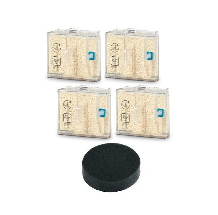 Lot De 4 Cartouches Anticalcaire + 1 Filtre Zr850001