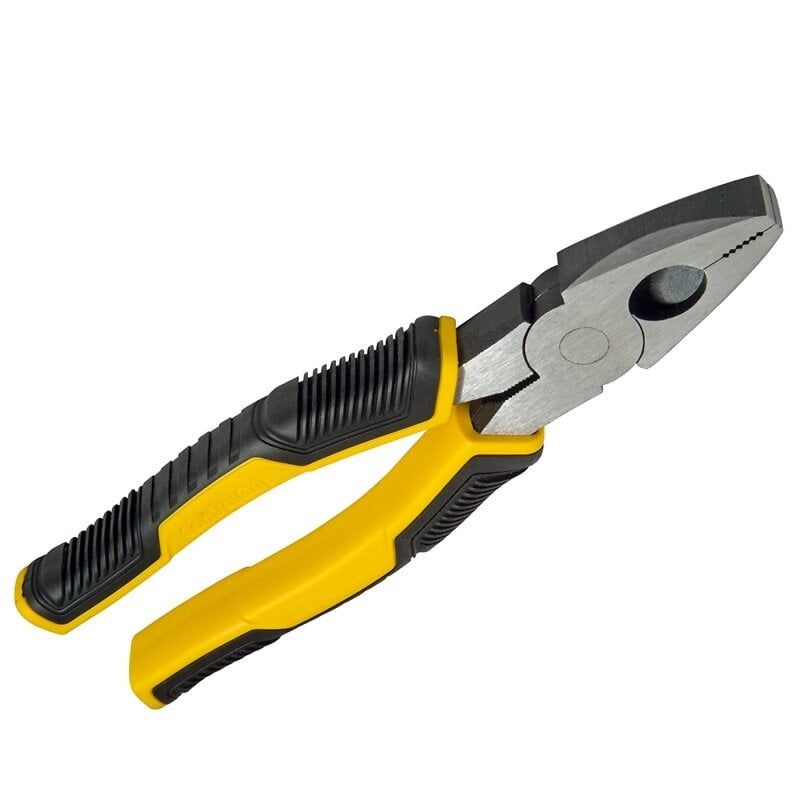 Pince universelle STANLEY 180mm Acier au carbone forgé Jaune - vue 2