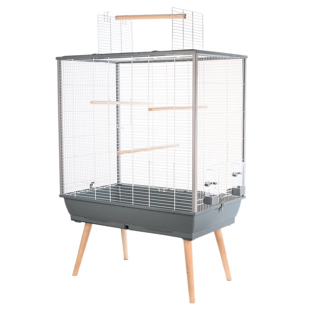 Meilleurs prix pour Zolux - Cage à oiseaux Neo Jili 80 cm gris