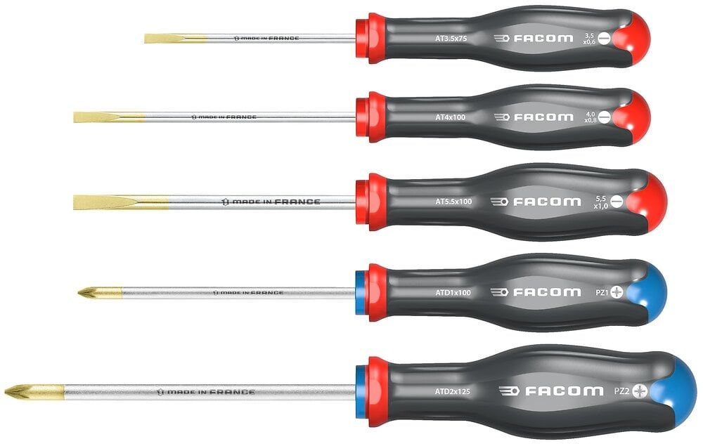 Coffret de 5 tournevis Facom PROTWIST - vue 7