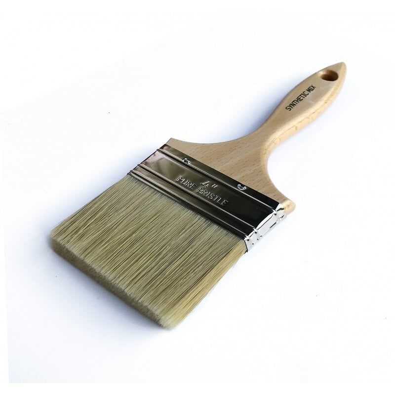 Brosse plate épaisse 2 tailles pour application peinture, résine d'étanchéité PROCOM 101mm