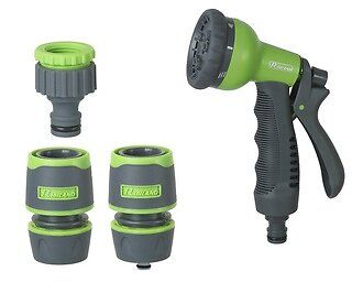 Pistolet d'arrosage multijets : kit complet