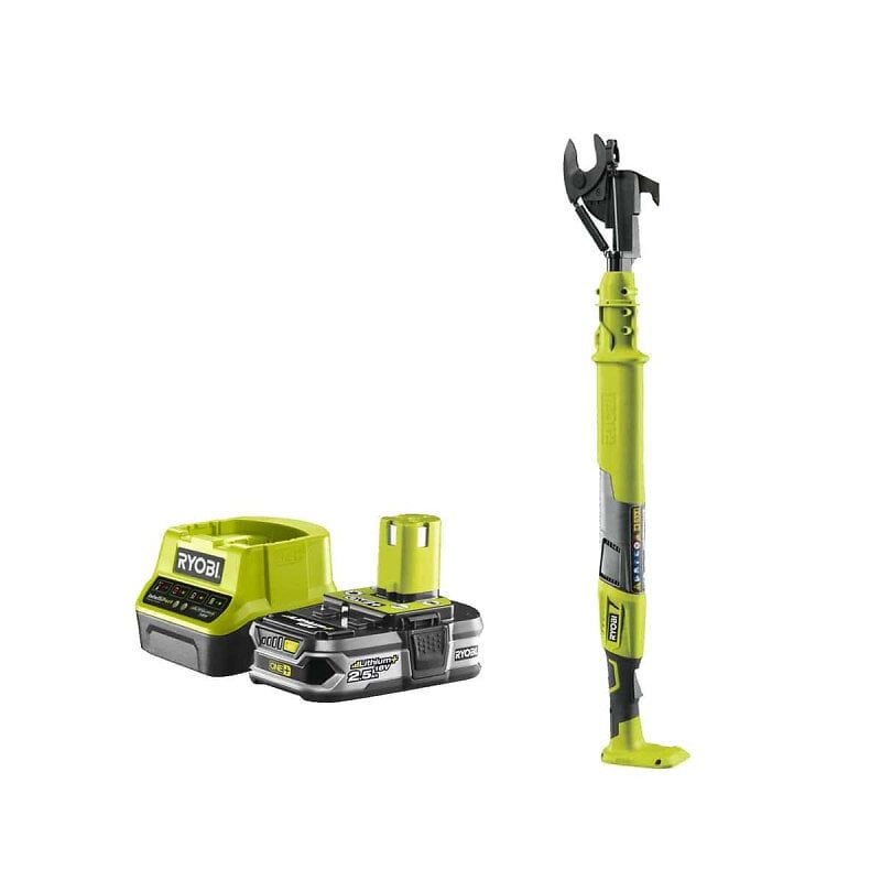 Pack RYOBI Coupe branches 18V One+ OLP1832BX 1 Batterie 2.5Ah 1 Chargeur rapide RC18120 125 - vue 2