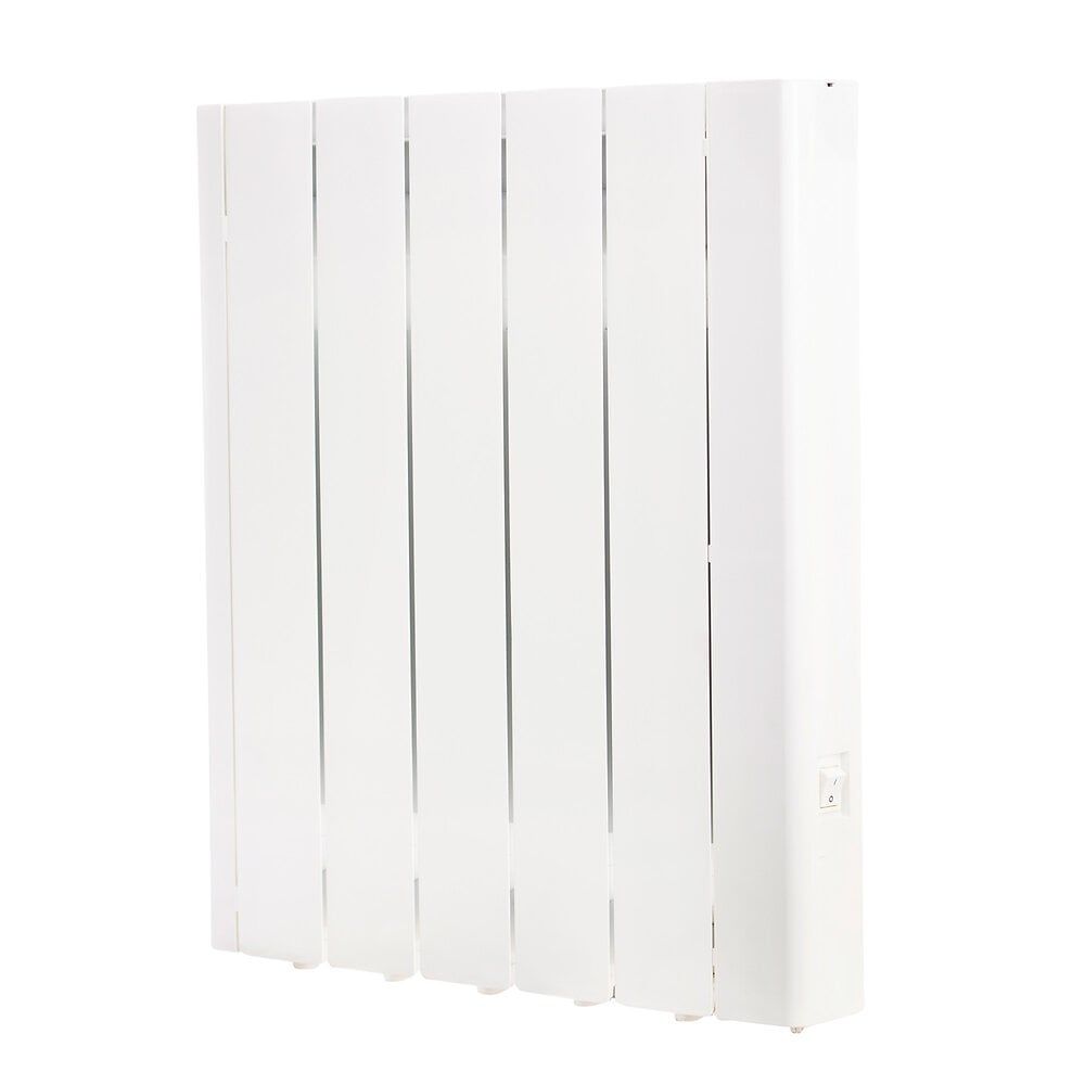 Radiateur connecté à inertie fluide caloporteur en fonte d'aluminium - vue 2