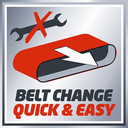 Einhell Ponceuse à bande TC BS 8038 Système d'aspiration et sac à poussière - vue 2