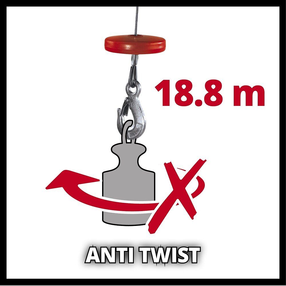 EINHELL Palan Électrique TC EH 1000 - vue 3