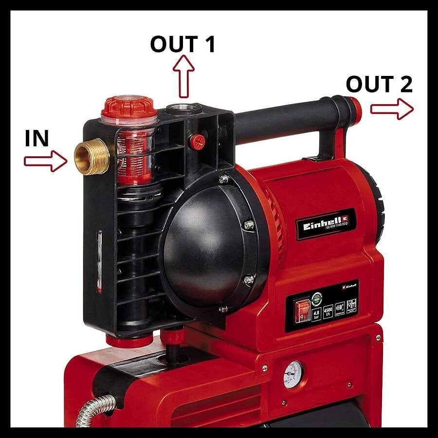 Surpresseur Einhell GE WW 1145 ECO avec réservoir de - vue 2