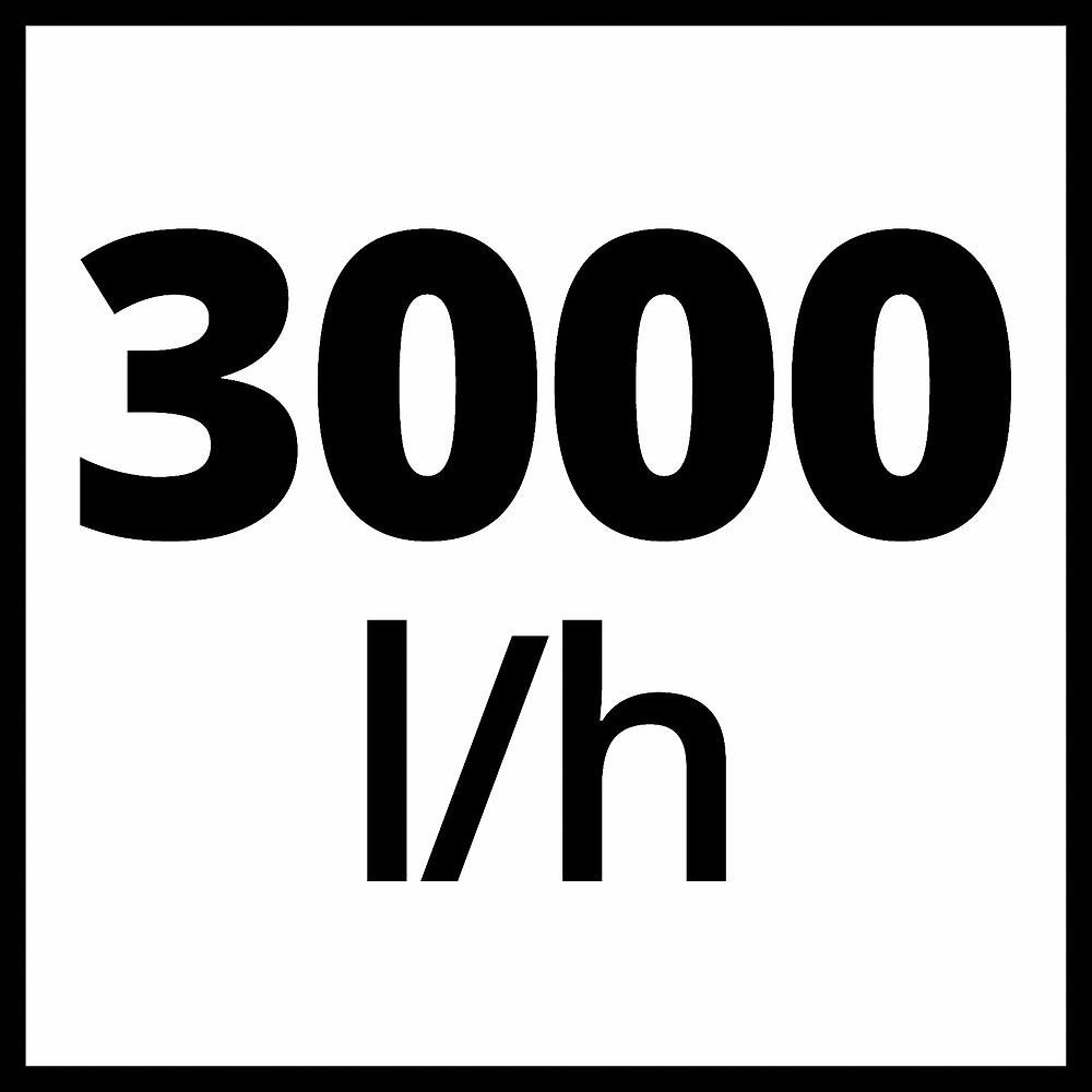 Pompe d’évacuation d’eau claire sans fil Einhell GE PP 18 RB Li Solo Power X Change 18 V max. 2 bar débit max. 3000 /h - vue 2