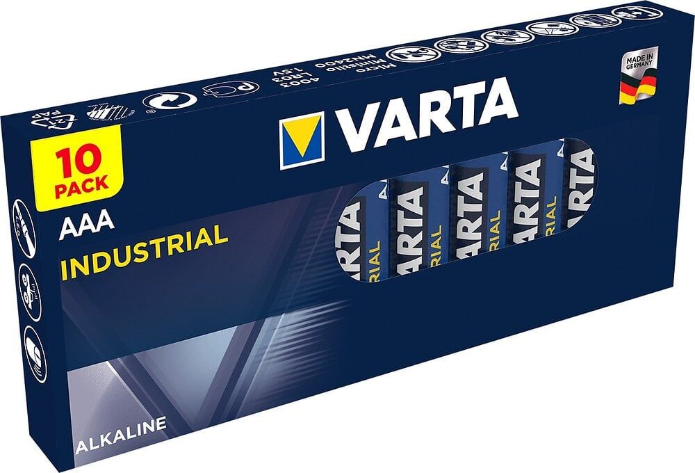 VARTA 10 Piles LR03 AAA Alcaline - vue 2