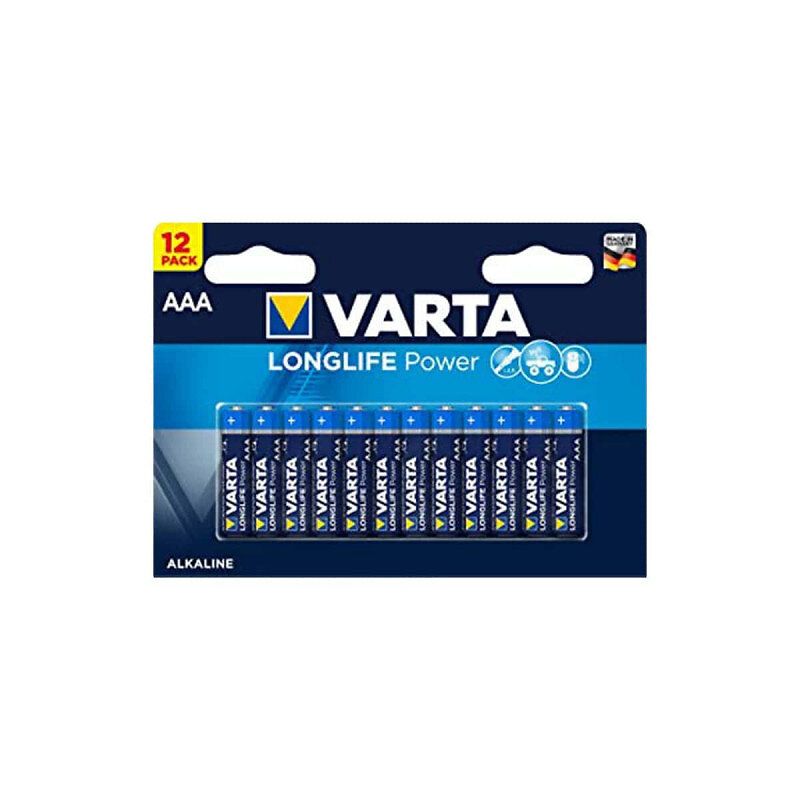 Lot de 8 piles alcalines VARTA High Energy AAA / LR03 + 4 gratuites Lot de 8 piles alcalines VARTA High Energy AAA / LR03 + 4 gratuites