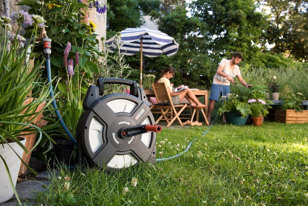 Gardena Dévidoir portable pour balcons et terrasses 10 18400