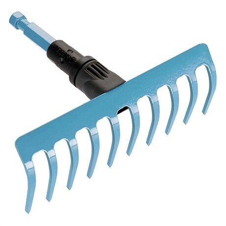 Râteau de jardin Combisystem® GARDENA Acier robuste 18 5 cm 10 dents Garantie