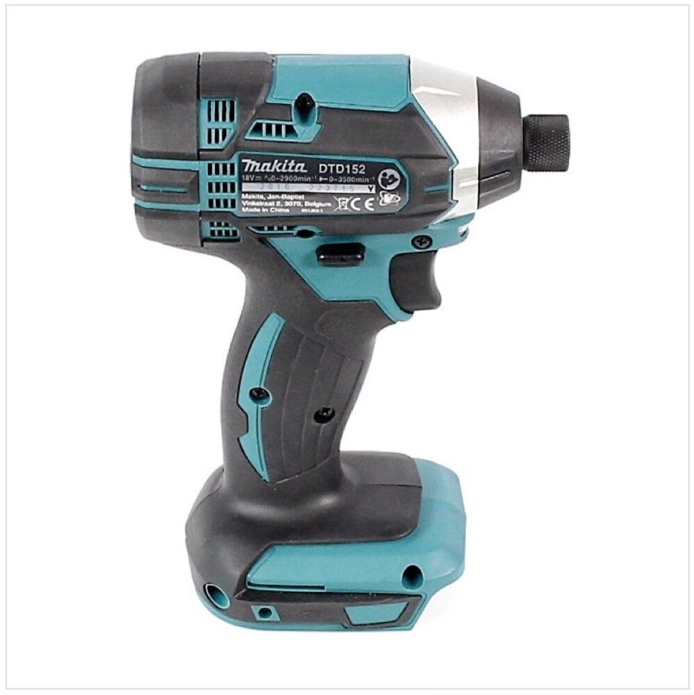 Makita DTD 152 ZJ 18V Li-Ion Visseuse à chocs sans fil avec boîtier Makpac - sans Batterie, ni Chargeur