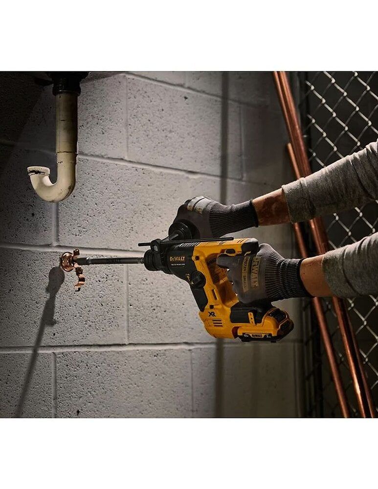 DeWALT Marteau perforateur sans fil 12 volts SDS plus 14mm sans batterie et chargeur DCH072NT XJ