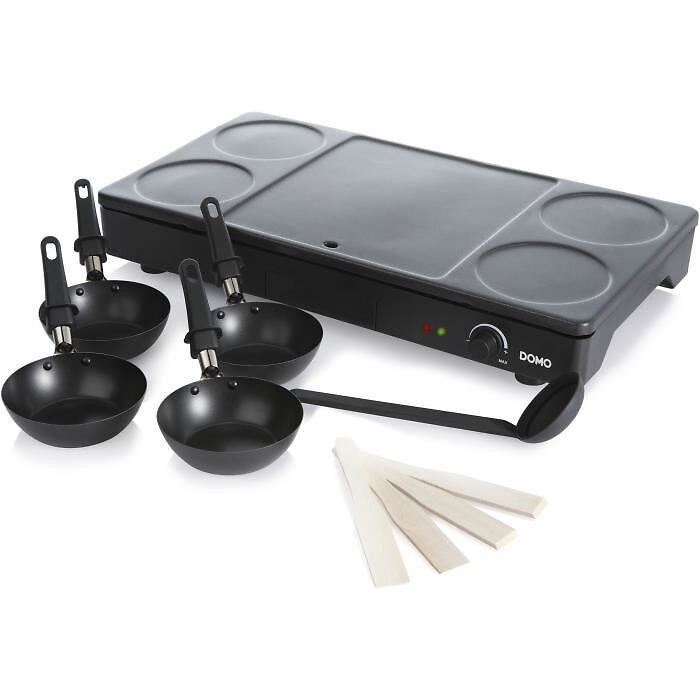 Set Gourmet DOMO CrêpièreWok 4 personnes DO8712W - vue 2