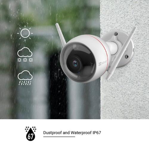 Caméra De Surveillance Connectée Ezviz C3W Pro Extérieure Blanc