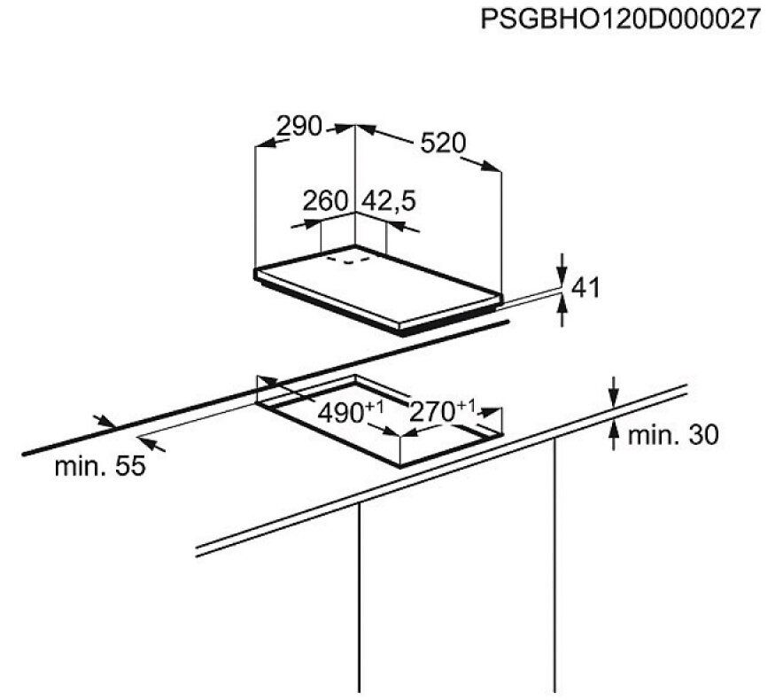 ELECTROLUX EGC 3322 NVK - vue 3