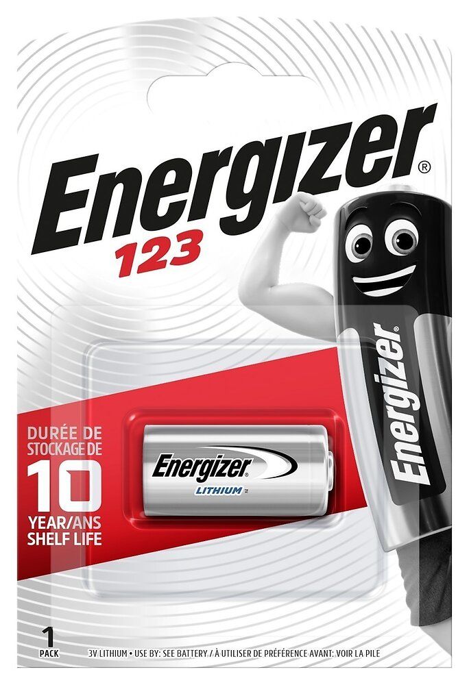 Pile Lithium 123 3v Energizer 'unité