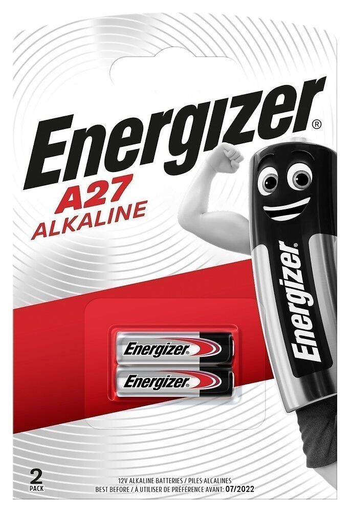 Piles Alcaline A27 12v Energizer Le Lot De 2 Piles - vue 2