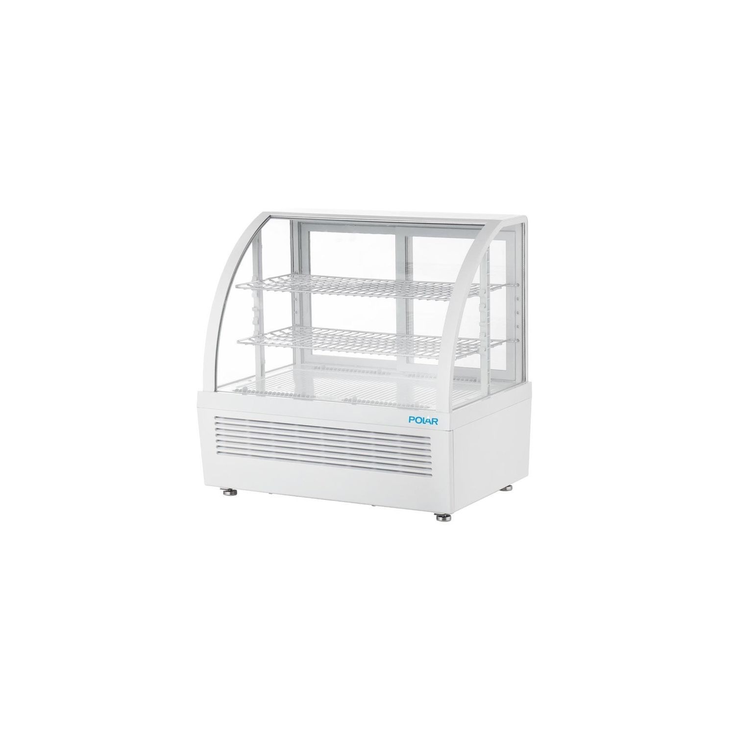 Vitrine de comptoir positive ventilée 100 Litres 3 niveaux ABS 220 V MONO
