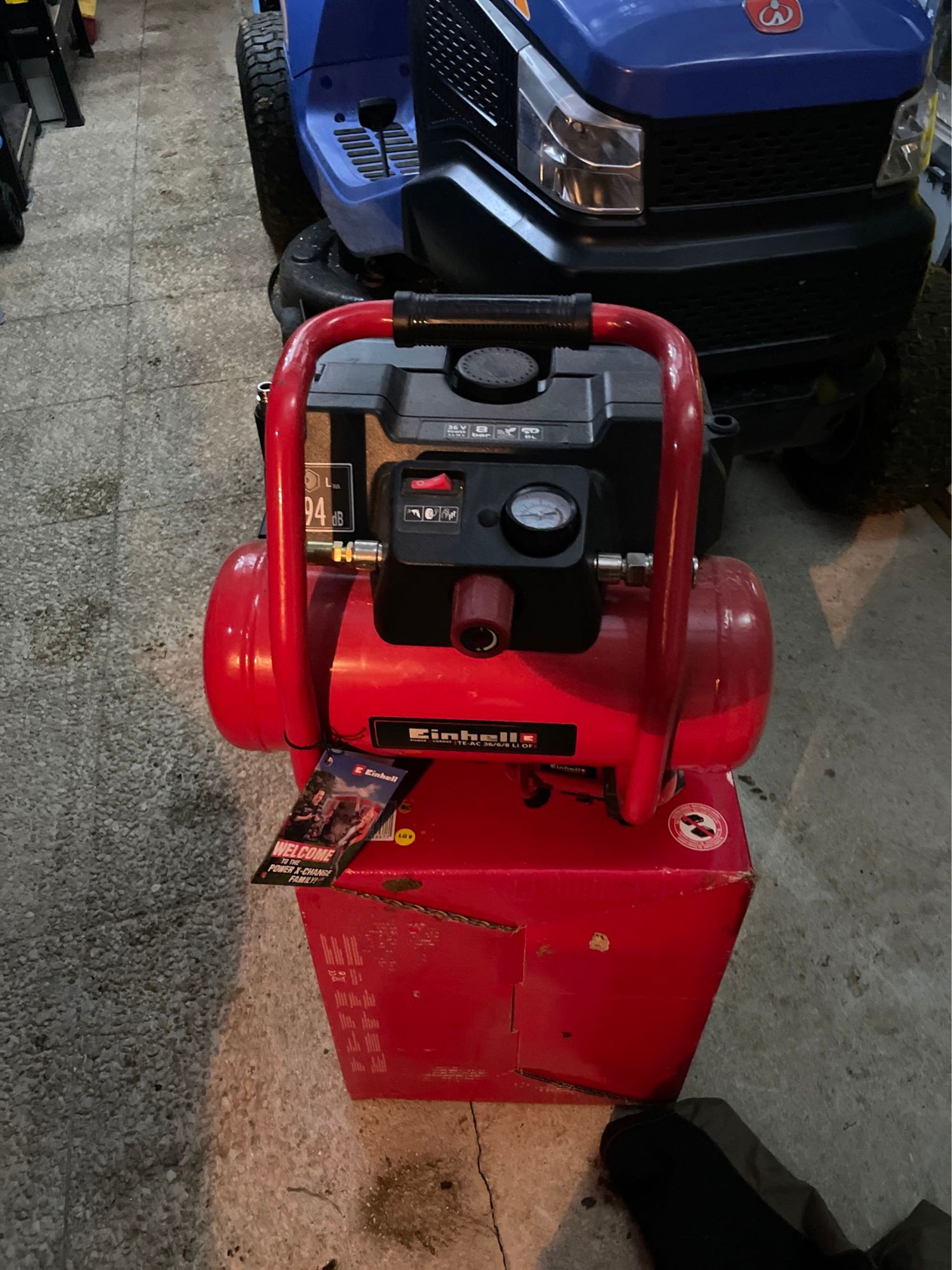 Compresseur sans fil TE AC 3668 Li OF Set Solo sans batterie ni chargeur