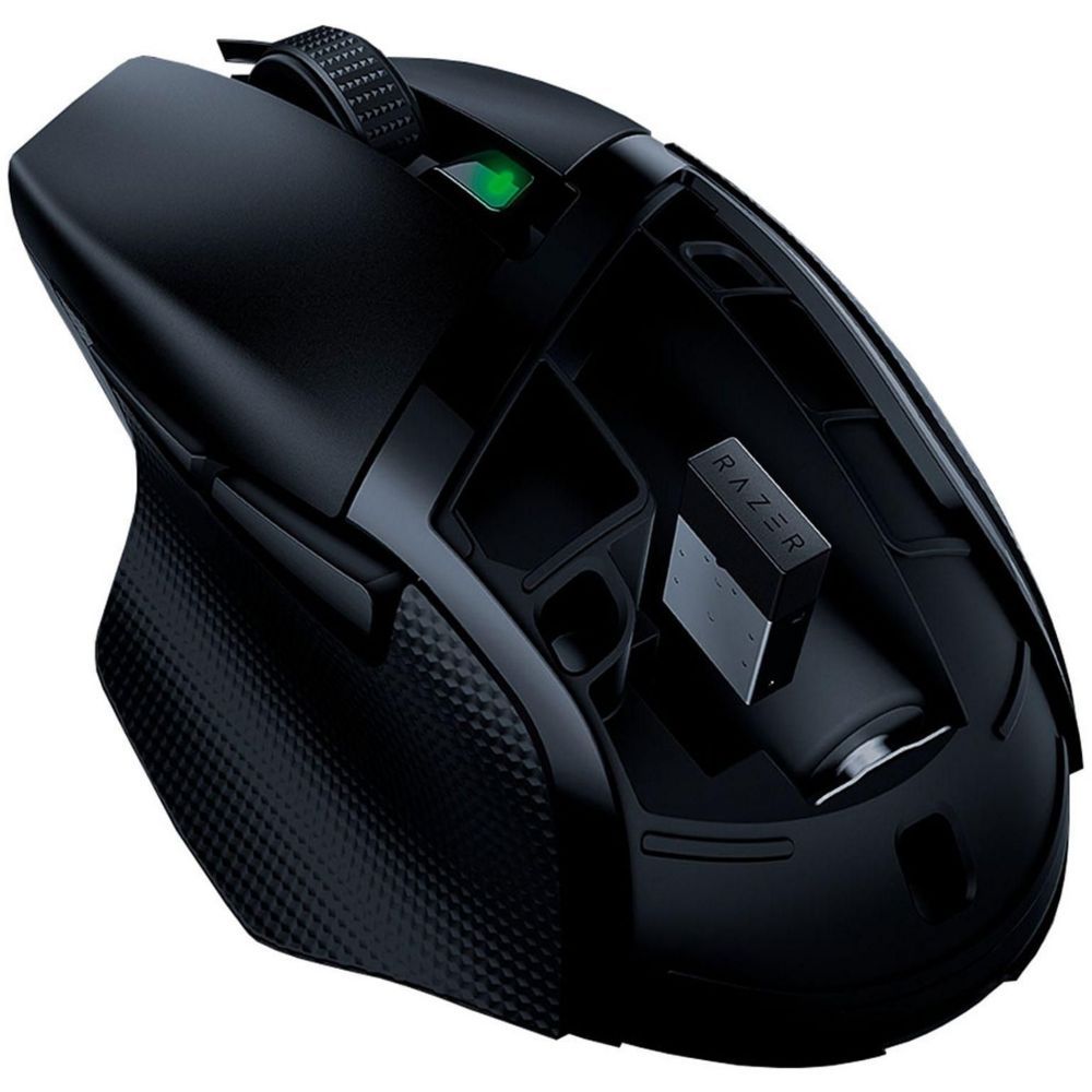 Razer Basilisk X HyperSpeed - Souris - pour droitiers - optique - 6 boutons - sans fil - Bluetooth, 2.4 GHz - r?cepteur sans fil USB