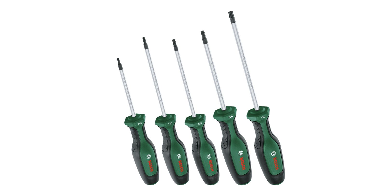 Set de 5 tournevis Torx