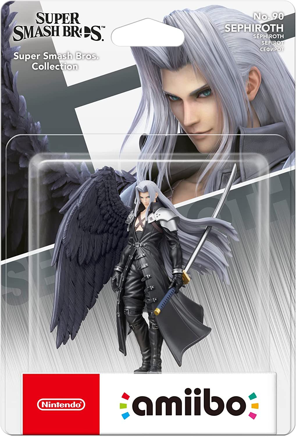 Figurine Amiibo N°90 Sephiroth Smash Bros