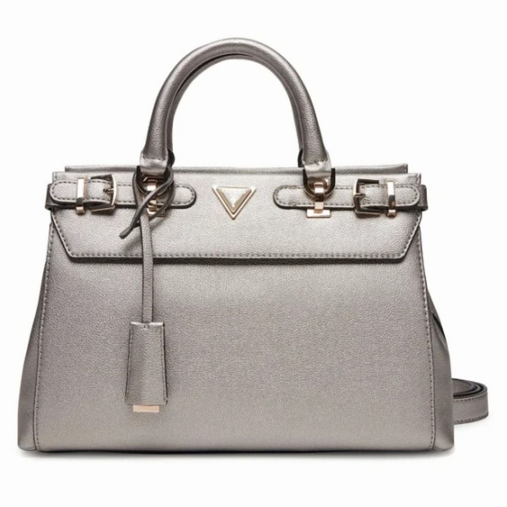 Sac Bandouliere Guess Sac Bandoulière Eco Ali Luxury Satch Pewter EBM951105 Unique