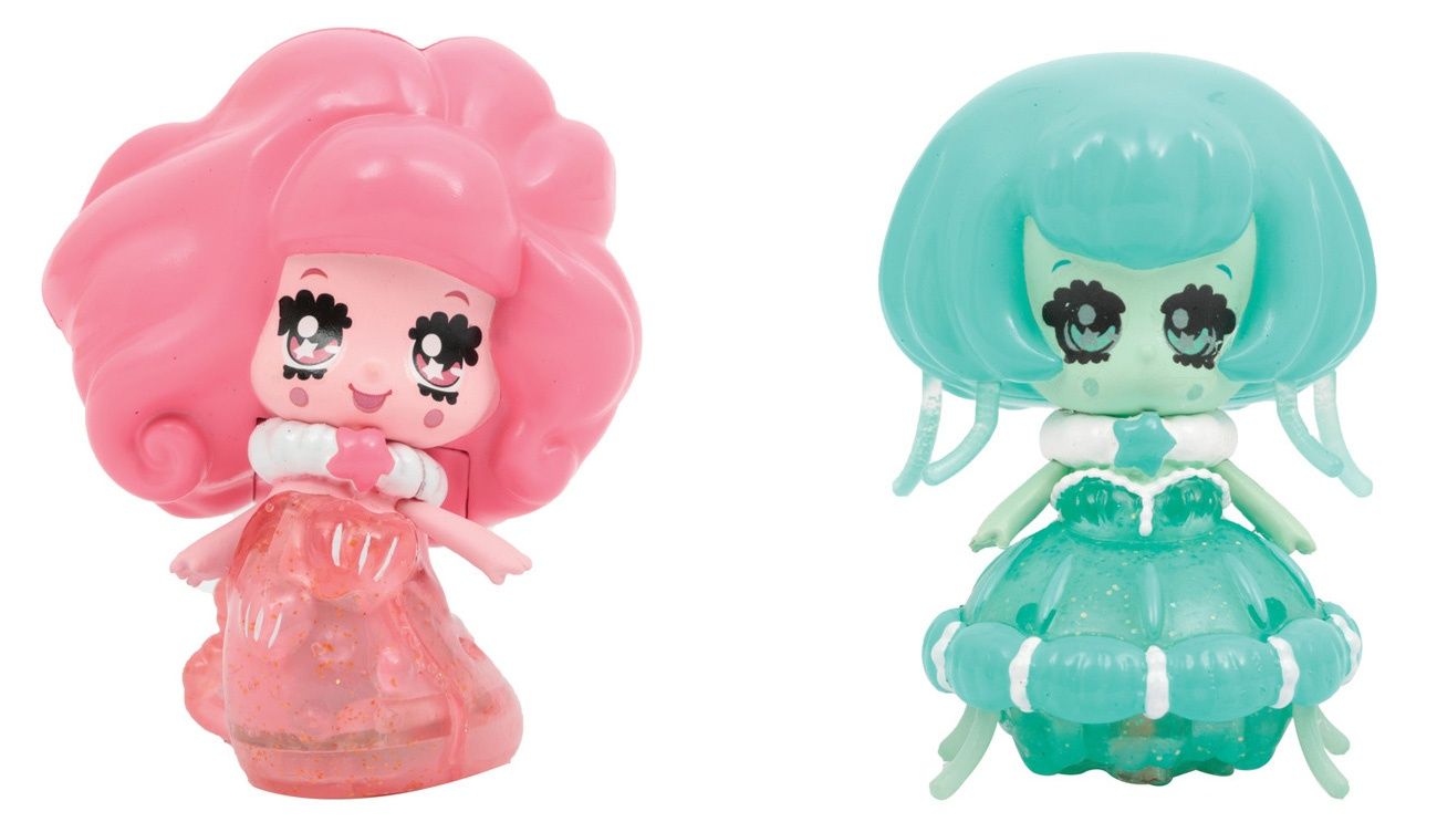 Glimmies Blister 2 Glimmies Aquaria 6 Cm Octopia Et Medusilla