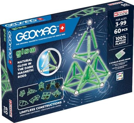 Glow G. . Geomag Ecofriendly 60 Pcs Glow