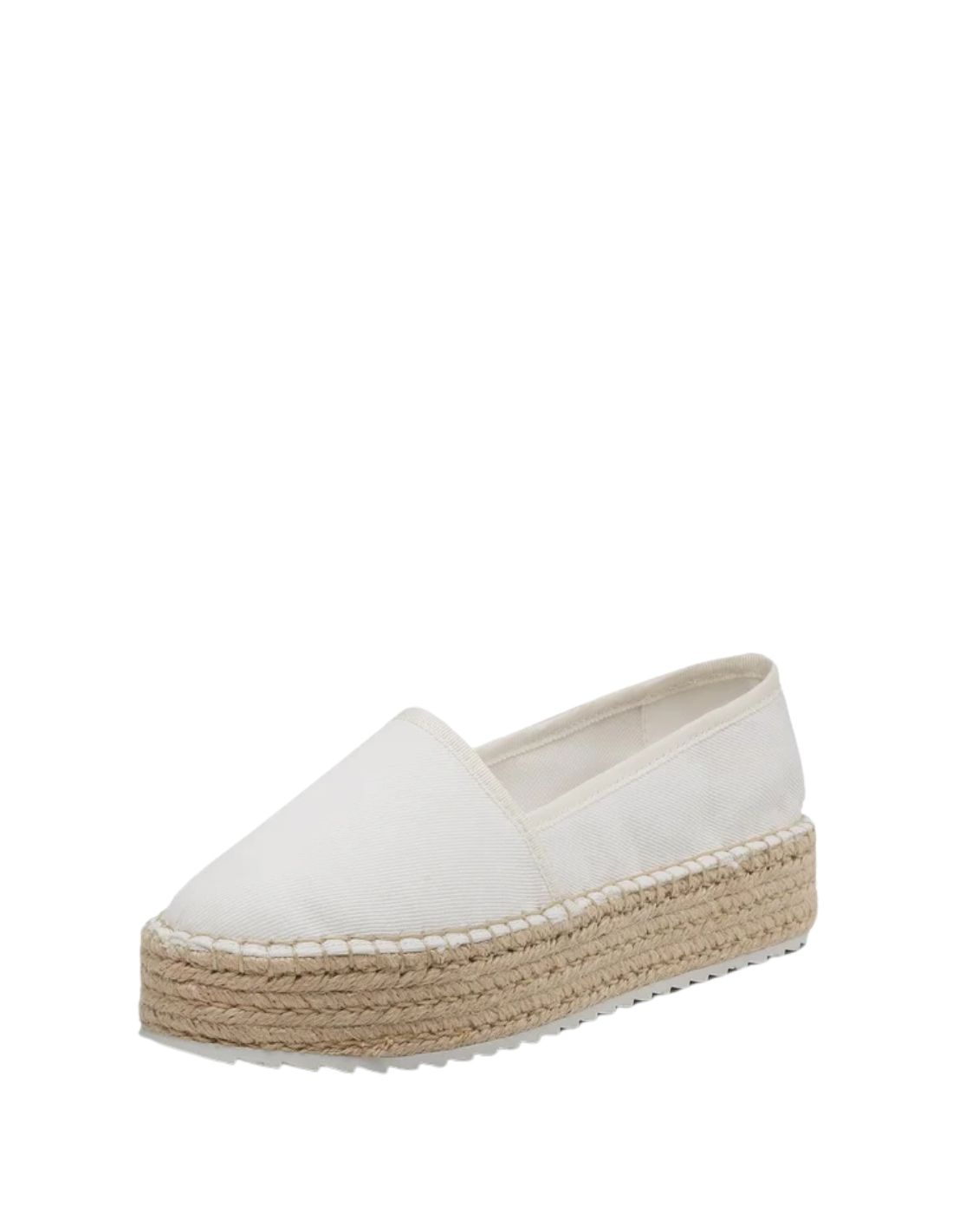 Espadrilles Tommy Jeans Espadrilles Compensees Ref 59096 0K4 Ecru - vue 2