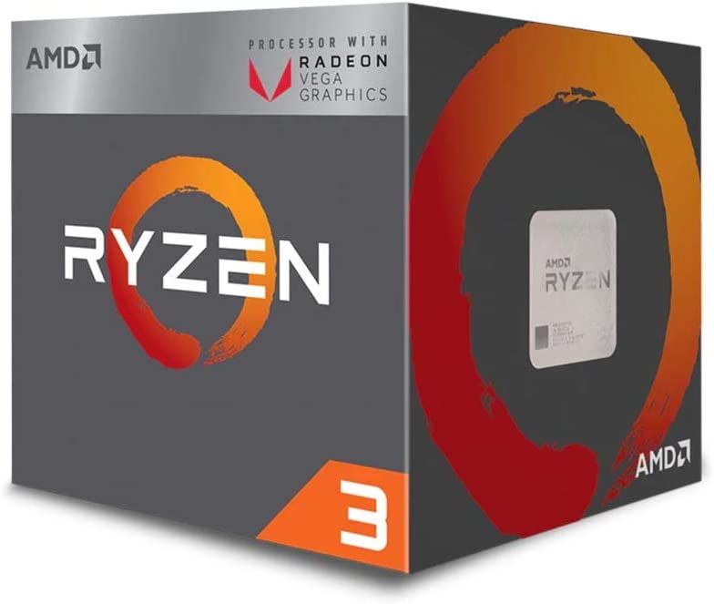 AMD Ryzen 3 2200G - 3.5 GHz - 4 curs - 4 filetages - 4 Mo cache - Socket AM4 - Box