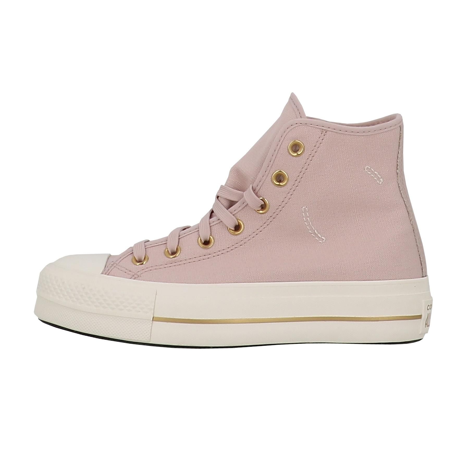 Chaussures Mid Mi Montantes Converse Ctas Lift Hi Flush StoneEgretGold
