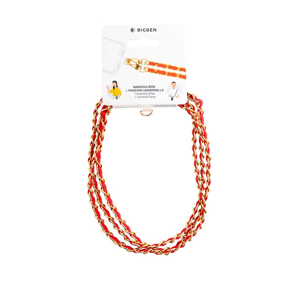 BIGBEN CONNECTED BBANDCHAINGR Bandoulière chaine gold + - vue 2