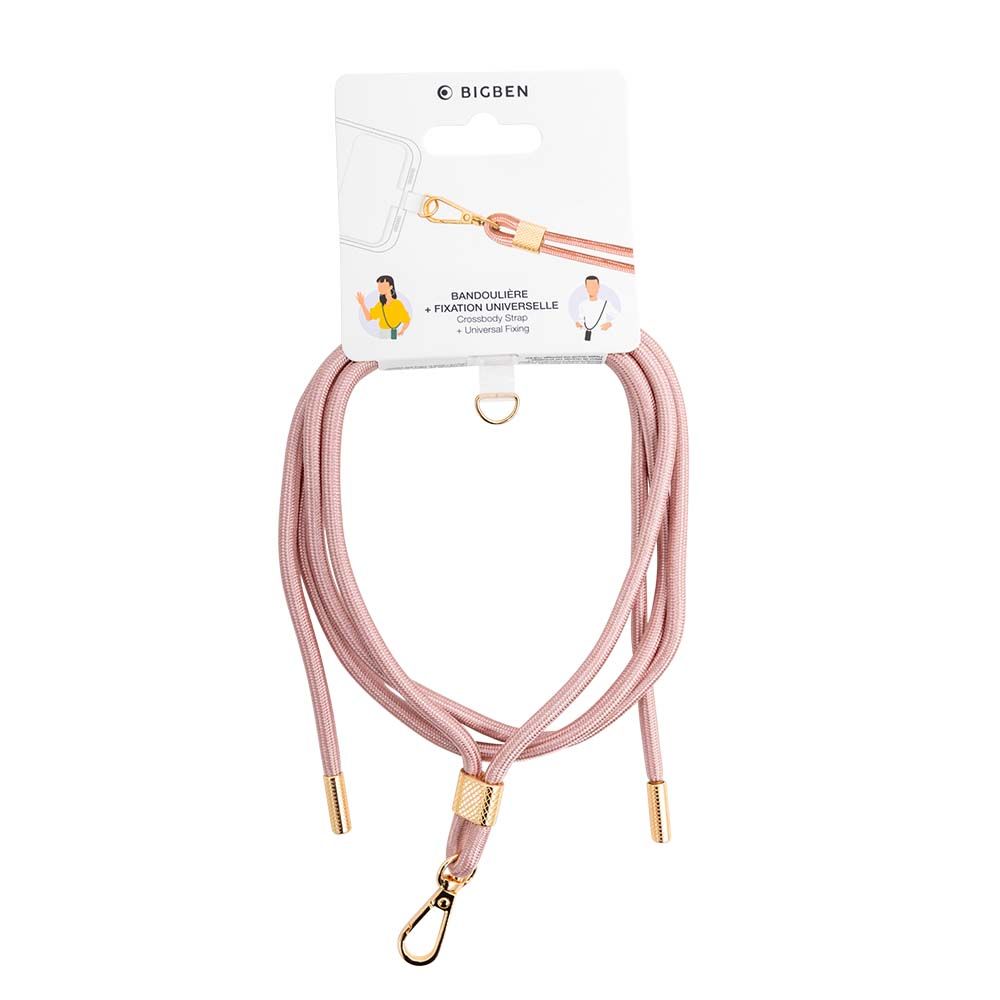 Bandoulière Universelle Amovible Longueur Ajustable avec Détail Gold Bigben - vue 3