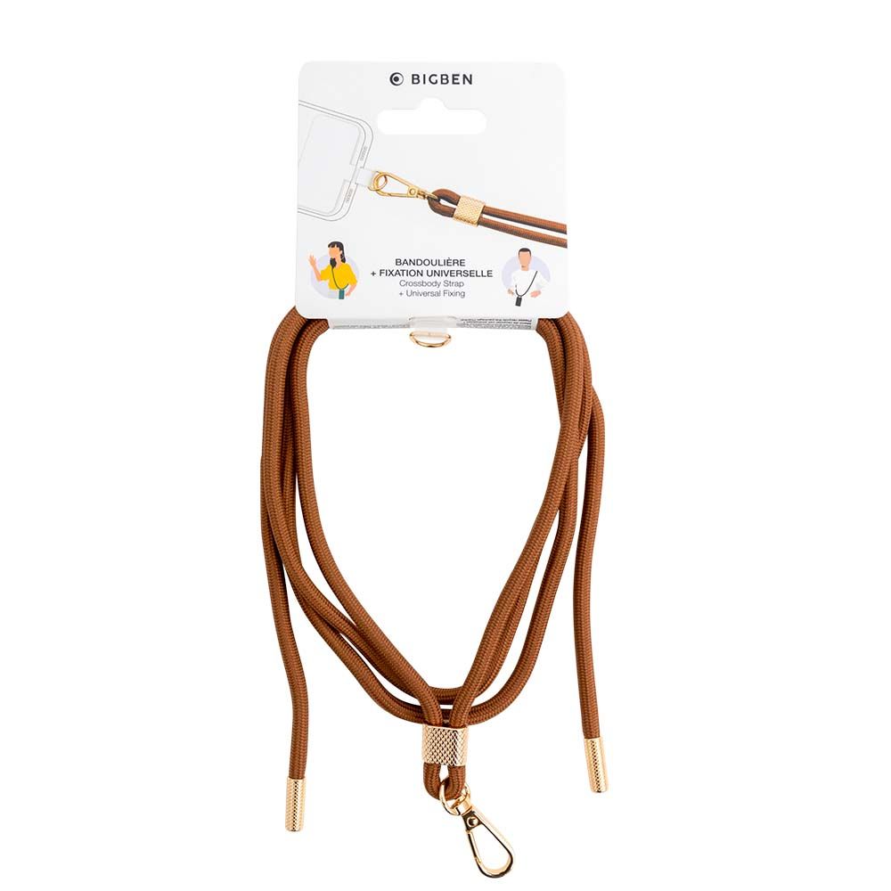 Bandoulière Universelle Amovible Longueur Ajustable avec Détail Gold Bigben - vue 4