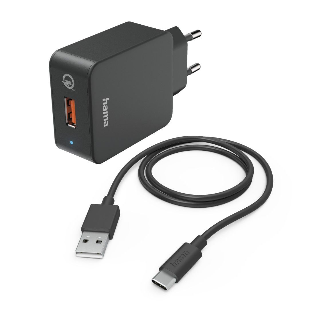 Chargeur rapide avec câble de charge USB C Qualcomm® 1 5 - vue 2