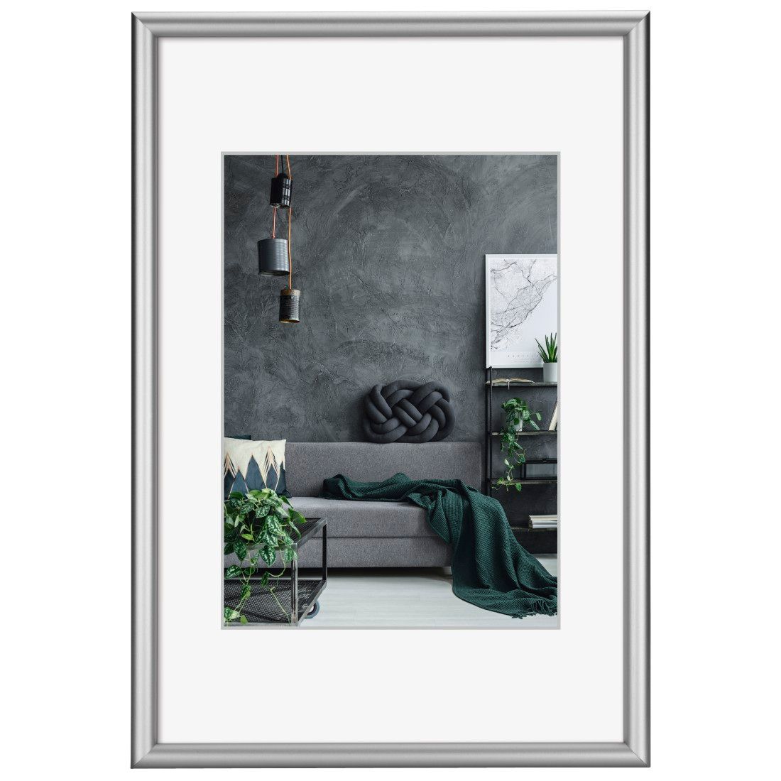 Cadre en aluminium Detroit 50 x 70 cm - vue 2
