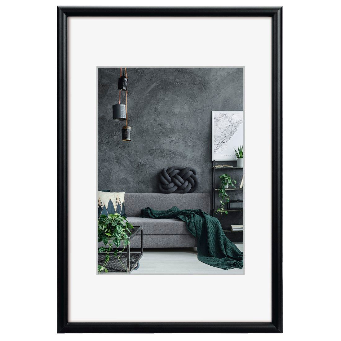 Cadre en aluminium Detroit 50 x 70 cm