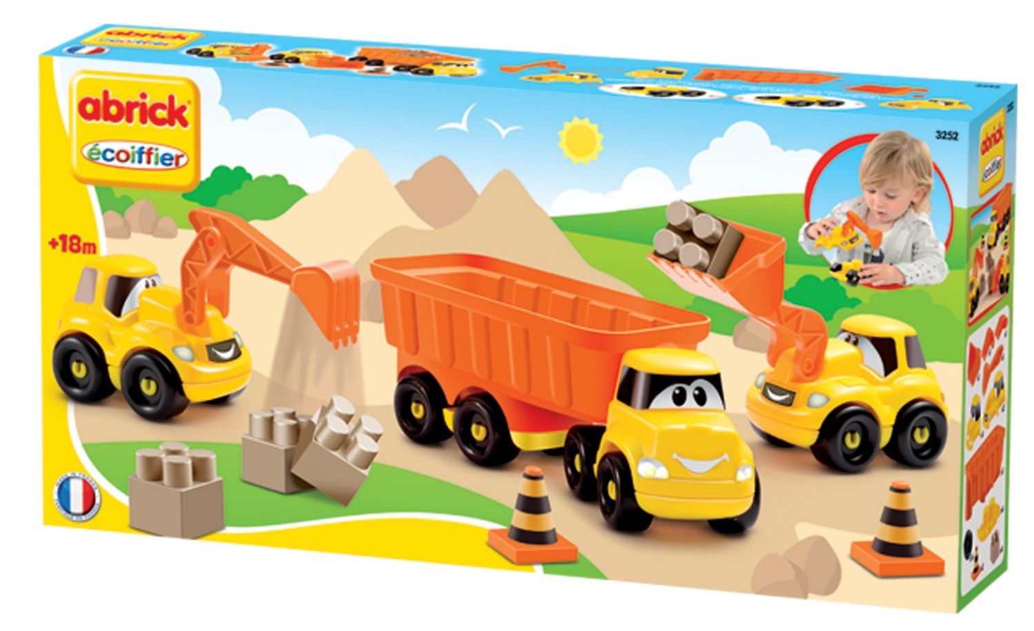 Ecoiffier Camion Remorque Fast Truck Tp