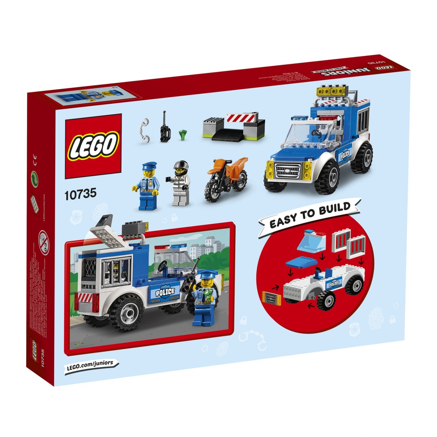 Lego Juniors - L'arrestation Du Bandit - 10735