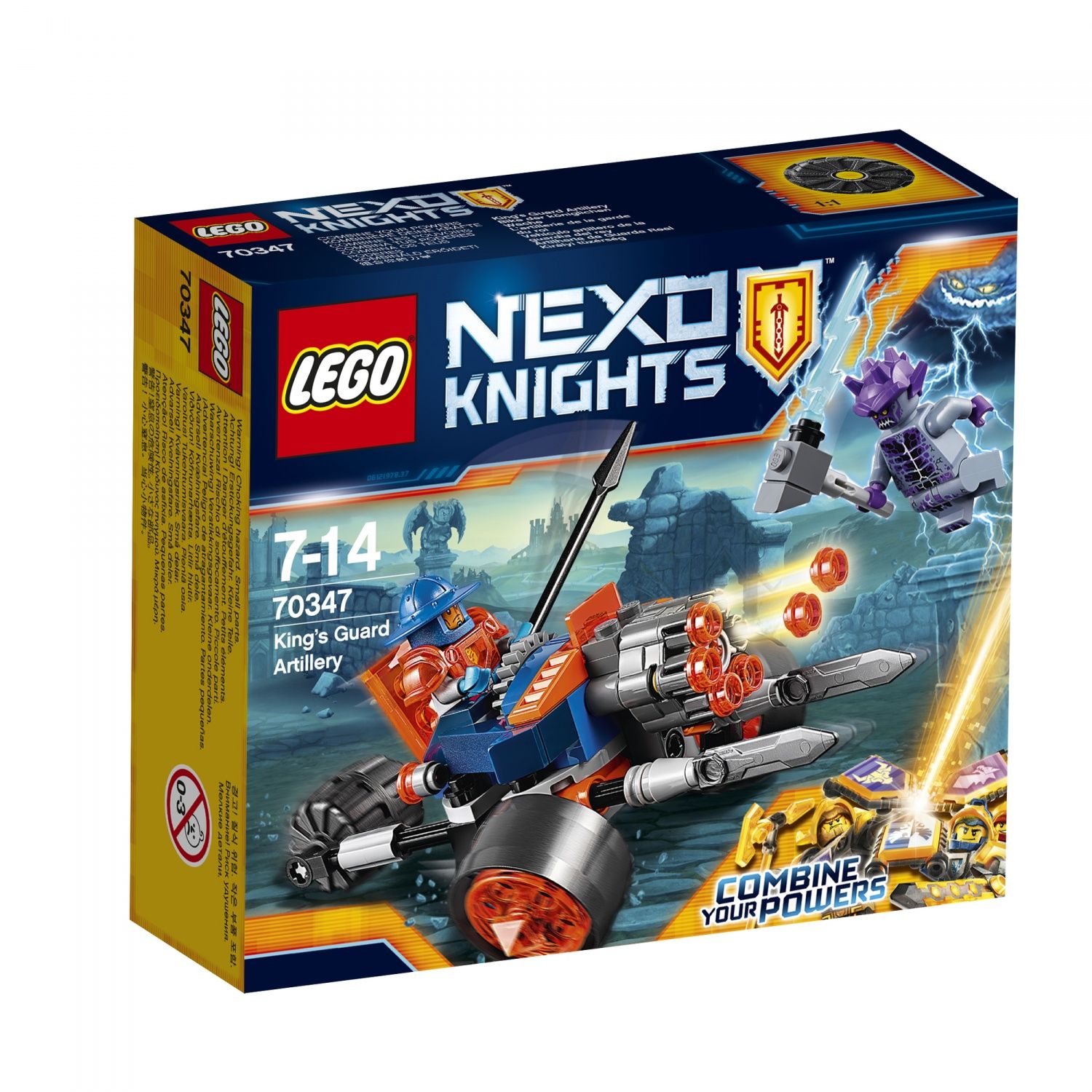 Lego Nexo Knights 70347  - L'artillerie De La Garde Du Roi