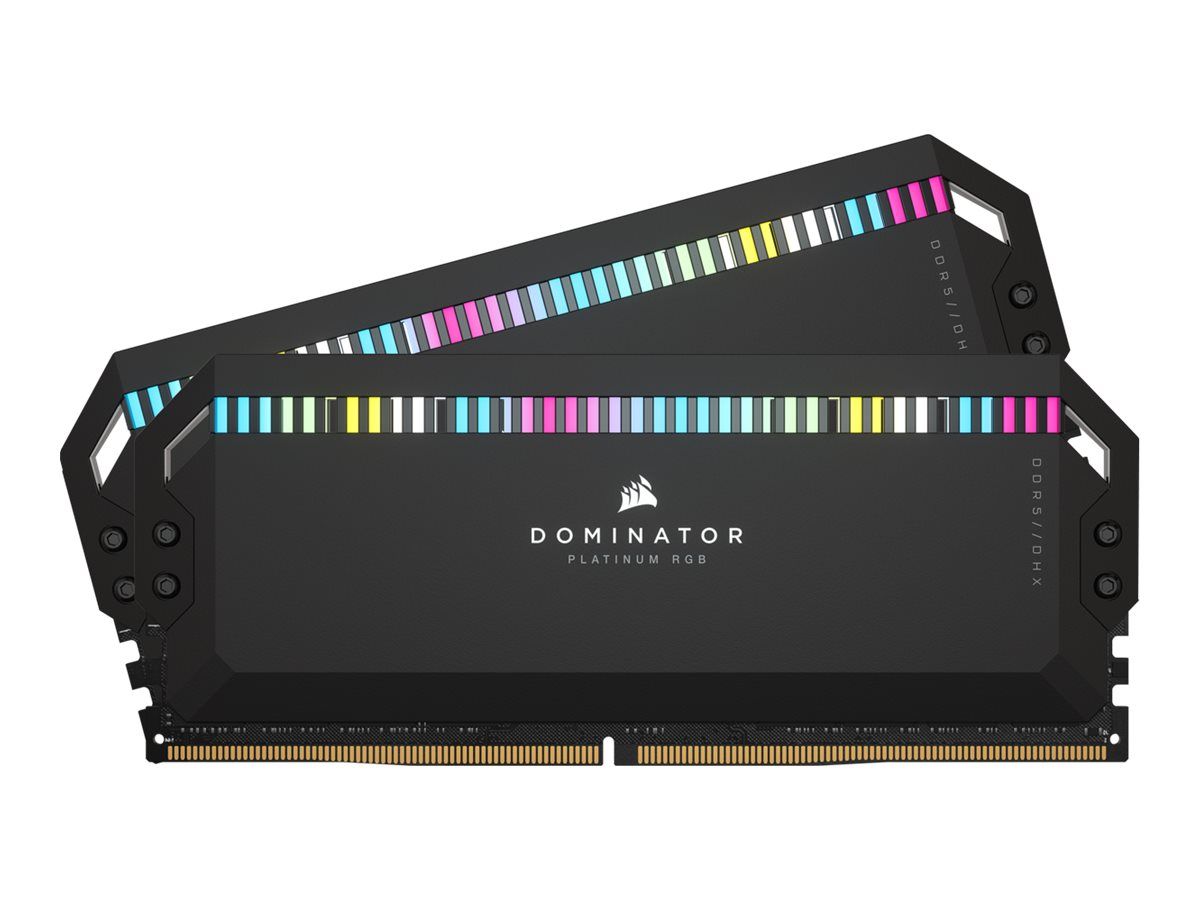 CORSAIR Dominator Platinum RGB DDR5 kit : 2 x DIMM 288 broches 3000 MHz / PC5 48000 CL36 1.35 V