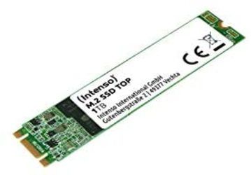 Intenso M.2 SSD Top - Disque SSD 1 To (M.2 2280, SATA III, jusqu'à 520 Mo/s)