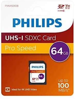 Carte Philips SDXCCarte Philips SDXC Classe UHS I U3 4K - vue 2