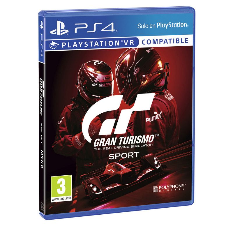 Jeu Sony Ps4 Gt Sport Spec Ii