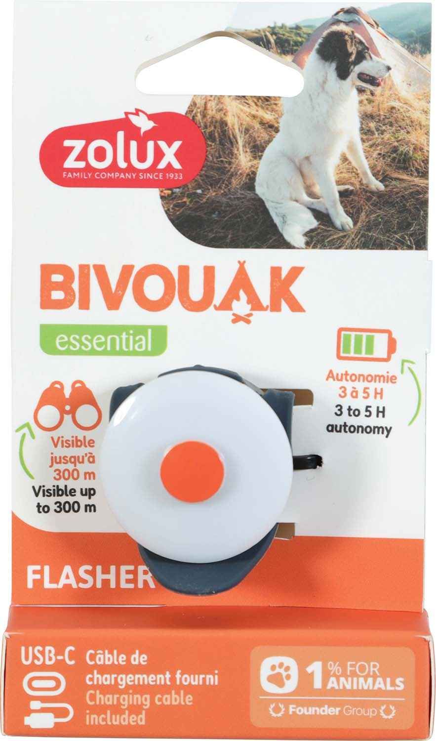 Comparer les prix de Flasher Lumineux Usb Bivouak