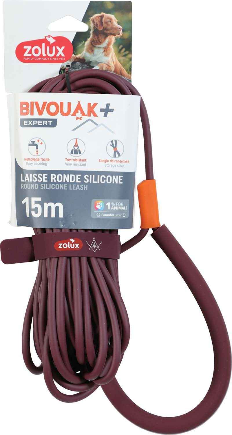 Comparer les prix de Longe Ronde En Silicone Rouge Bivouak 5 M 15 M