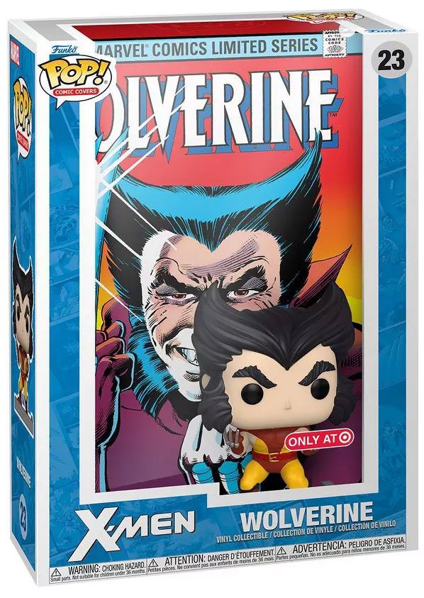 Figurine Funko Pop - X-Men [Marvel] N°23 - Wolverine - Comic Cover (71268)